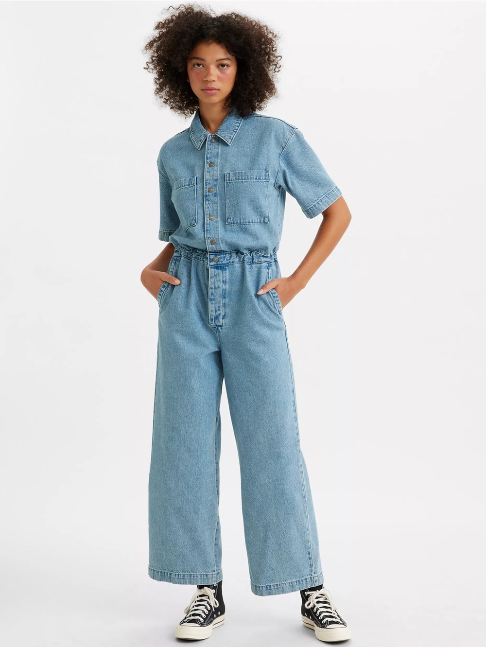 Levis Short Sleeve Boilersuit, Size M
